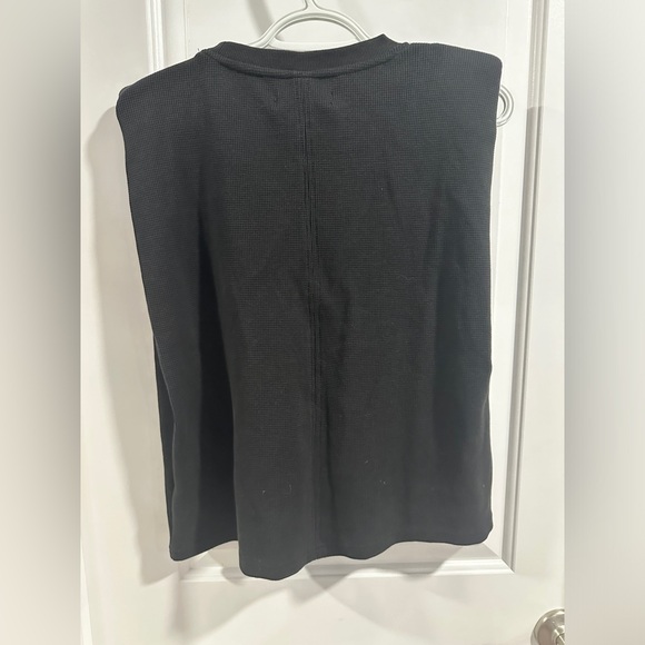 NWT HUDSON Women's Shoulder Pad Sleeveless T-Shirt - Picture 6 of 14